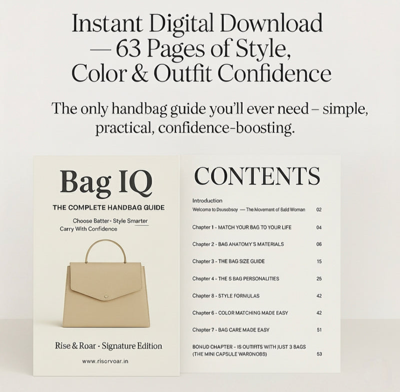 Bag IQ: The Complete Handbag Guide — Choose Better • Style Smarter • Carry With Confidence